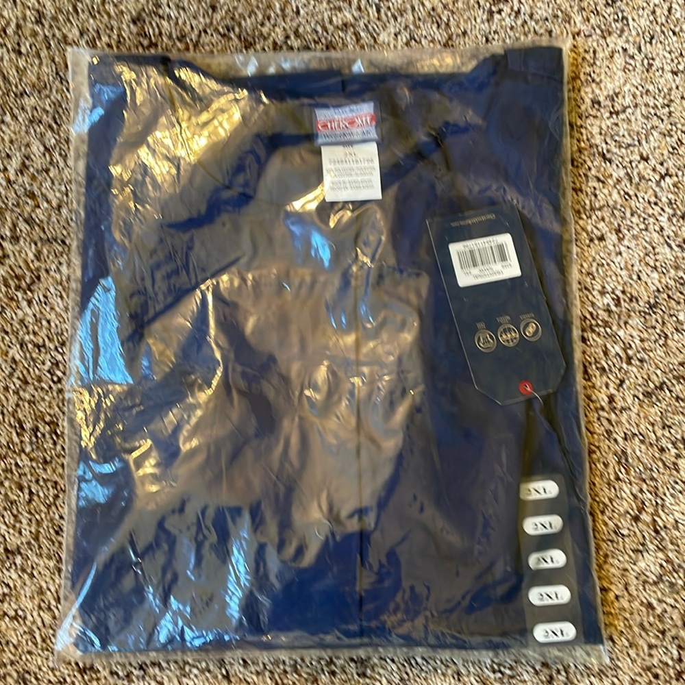 Scrub jacket. Cherokee workwear. Navy. NWT. SZ 2XL